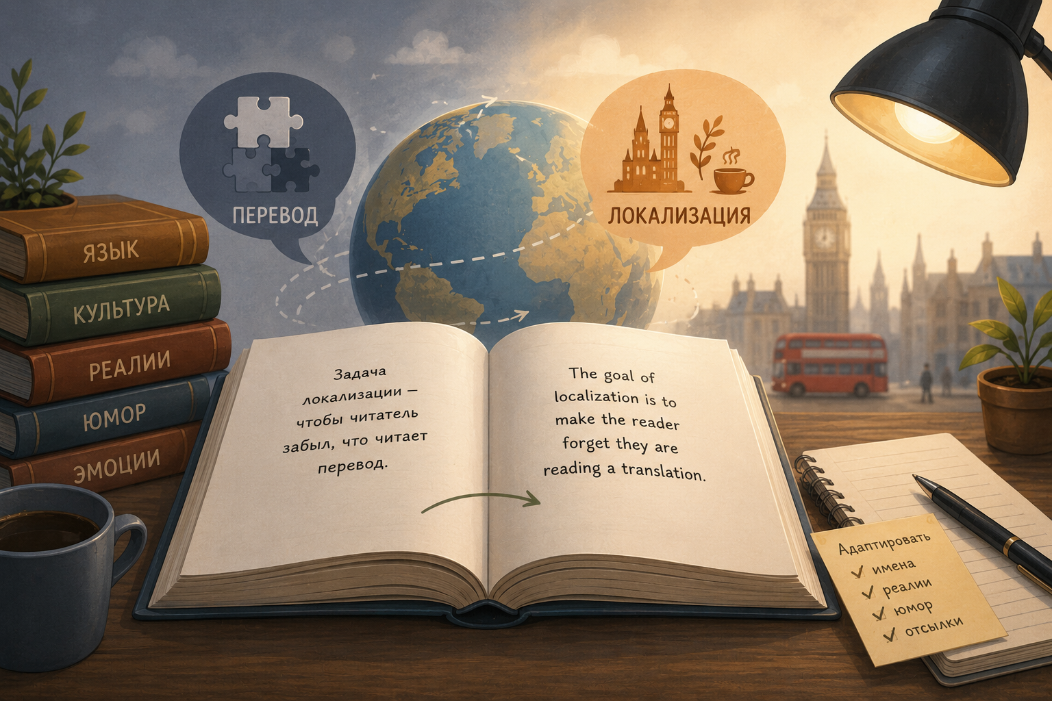 Локализация книги